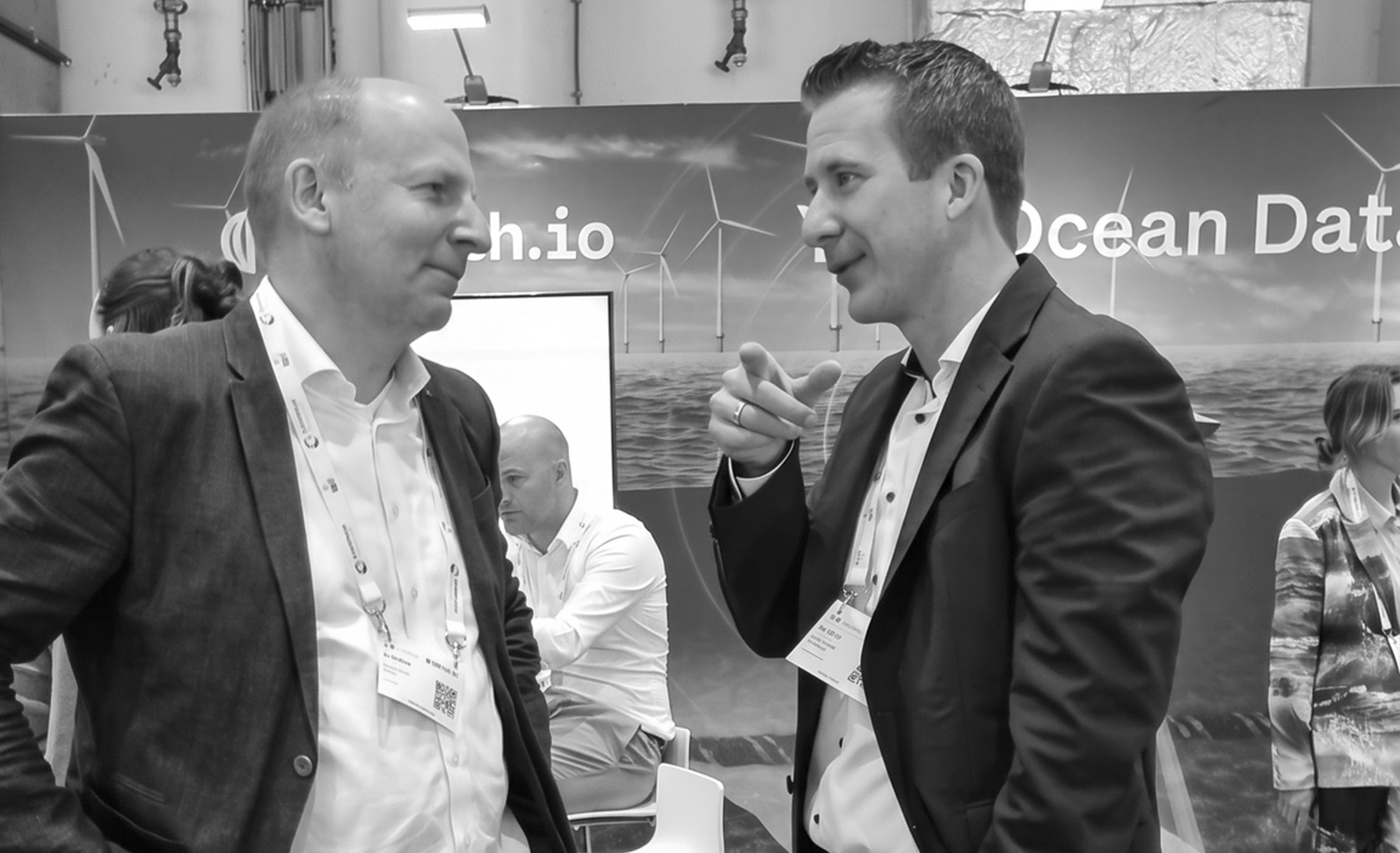Gespräch am Messestand von north.io